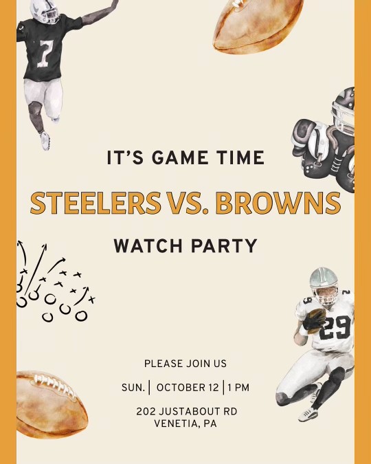 Steelers vs Browns October 12