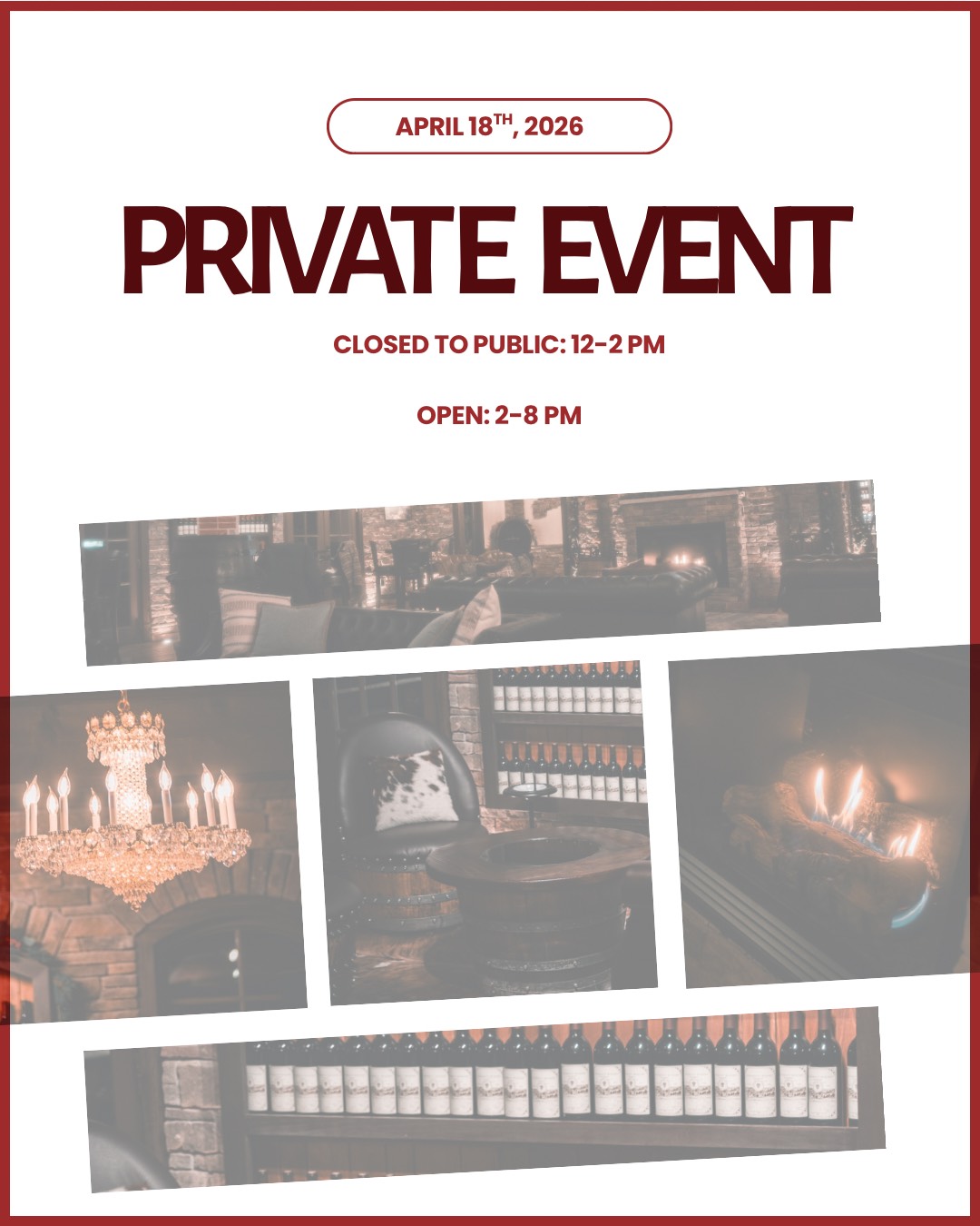 Private Event April 18
