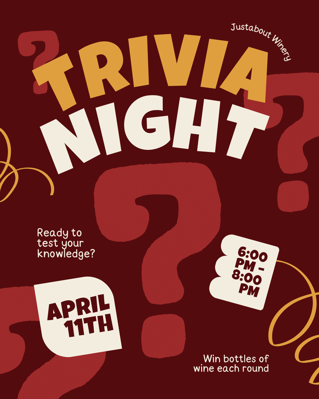 Trivia Night April 11